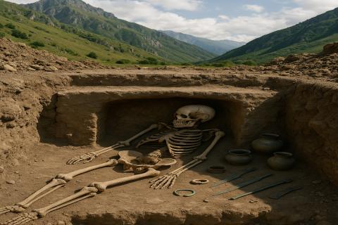 В центральной Венгрии раскопана гробница воина Аварского каганата VII века с нетронутыми артефактами В центральной Венгрии раскопана гробница воина Аварского каганата VII века с нетронутыми артефактами