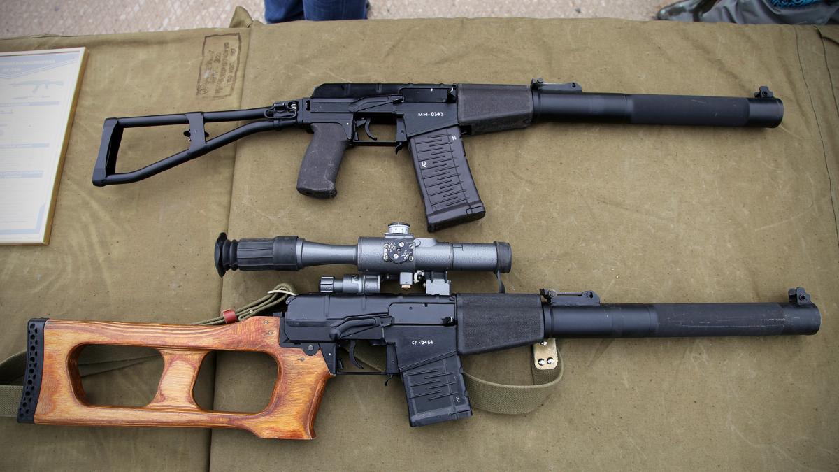 AS Val and VSS Vintorez at Tank Biathlon 2014 02