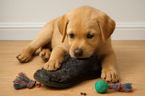 Кинолог Тавуларис: щенки грызут предметы из-за прорезывания зубов и скуки Кинолог Тавуларис: щенки грызут предметы из-за прорезывания зубов и скуки