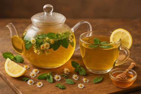 Ромашковый чай не содержит кофеина и подходит для вечернего употребления — Андрей Михайлов