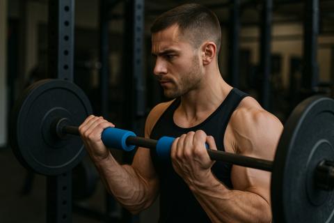 Жим штанги усиливает нагрузку на передние дельты — фитнес-тренер