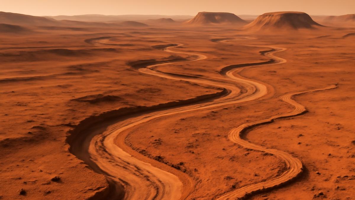 Древние реки на Марсе Древние реки на Марсе