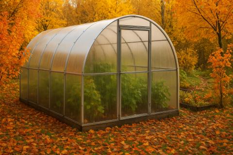 Осенью в неотапливаемой теплице сеют морковь, салат и шпинат