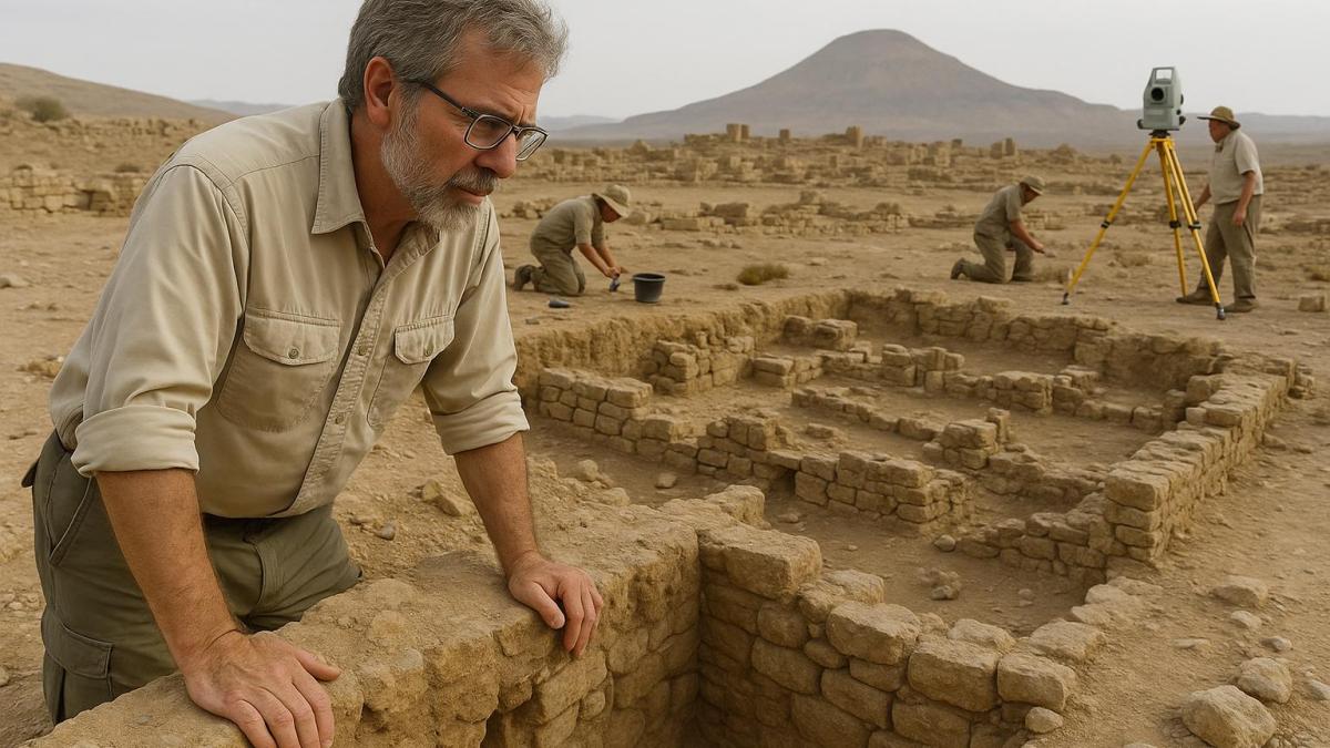 Археологи у руин Содома и Гоморры