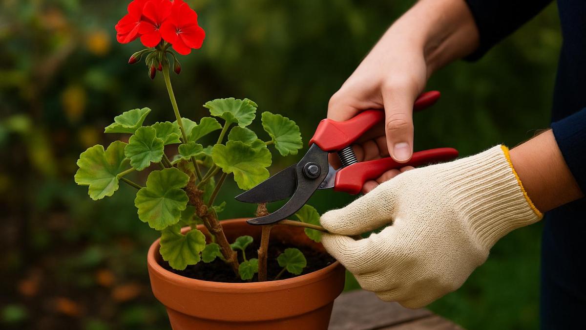 Уход за пеларгонией