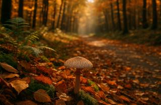 В Свердловской области находят фиолетовую рядовку даже под снегом