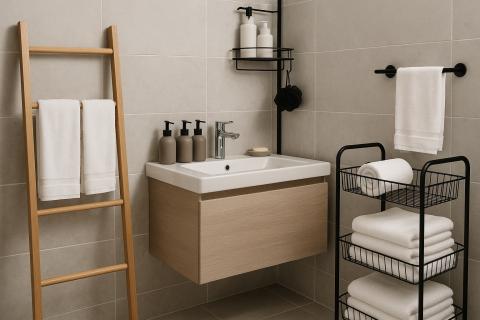 Скрытое хранение делает ванную визуально чище — дизайнеры интерьеров