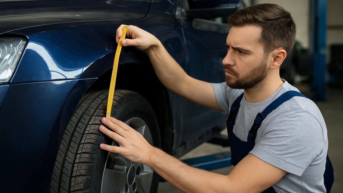 Измерение клиренса автомобиля