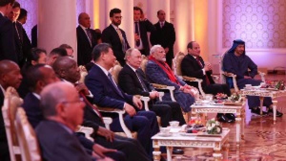 Leaders and representatives of BRICS member states attending dinner on the sidelines of the 14th BRICS Summit (2024)
