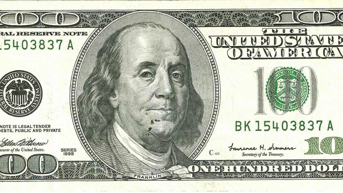 купюра, 100 долларов США