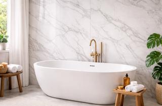 Отдельно стоящая ванна сокращает полезное пространство санузла — дизайнеры