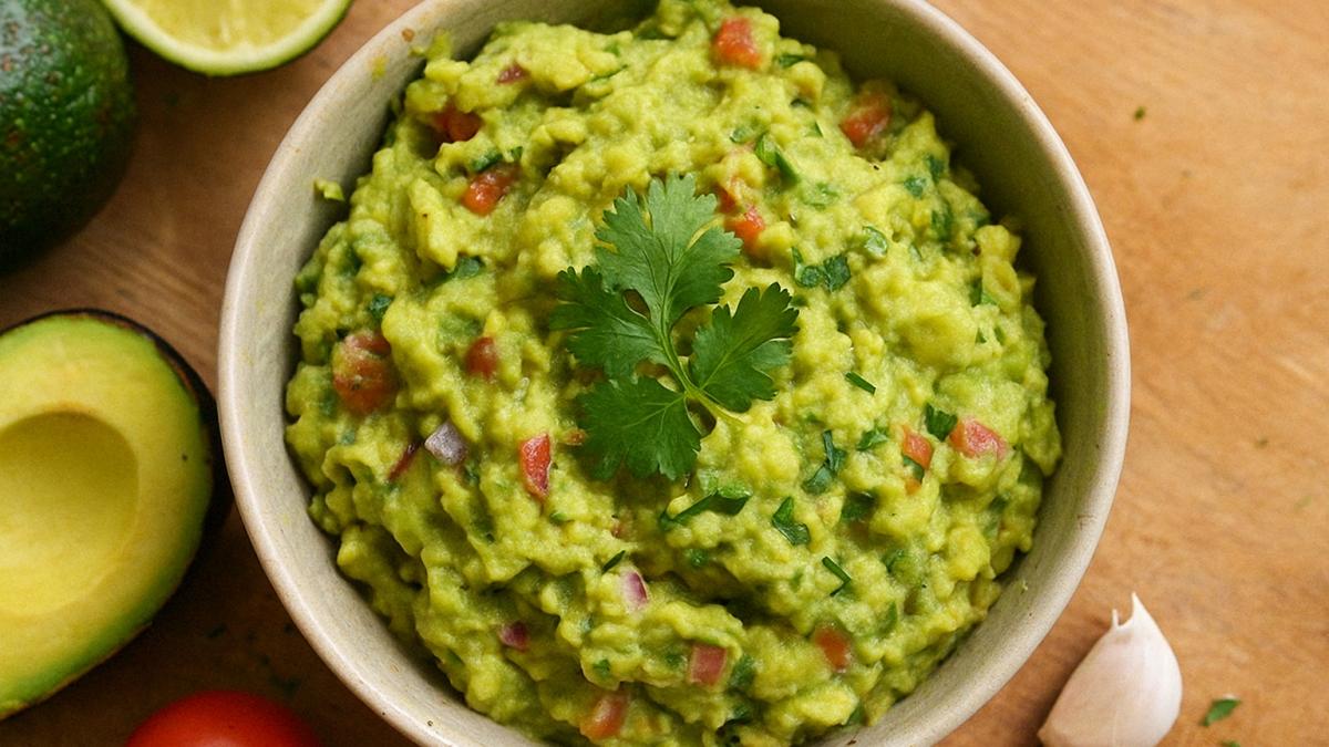 Гуакамоле с лаймом и кинзой