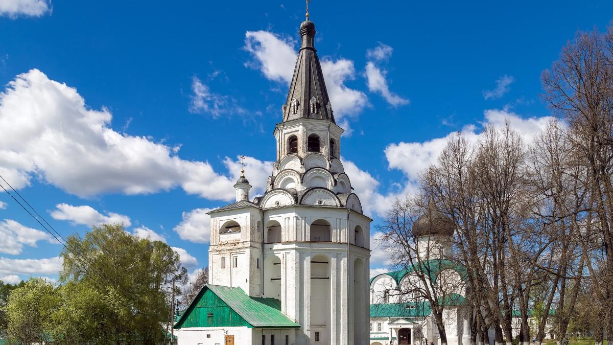 Распятская церковь-колокольня в Александрове Распятская церковь-колокольня в Александрове