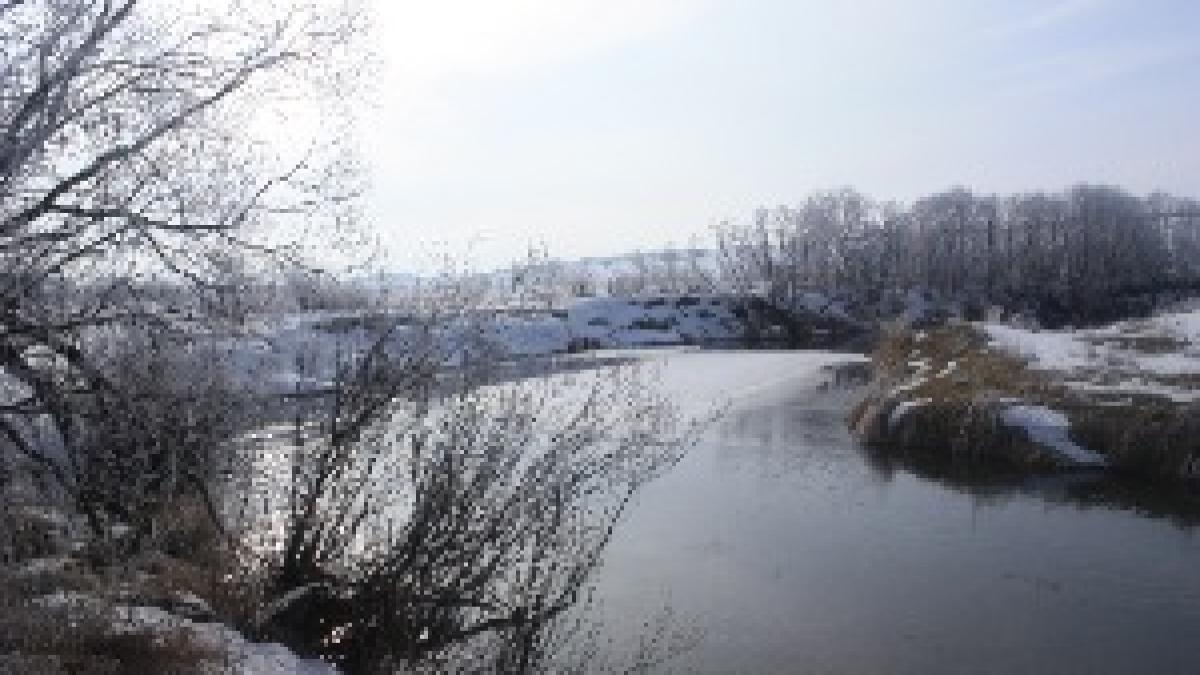 Река Вихра зимой Река Вихра зимой