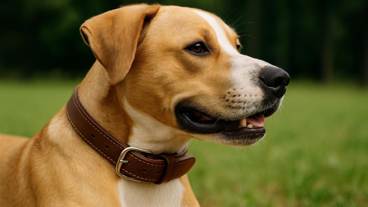 Собака в ошейнике