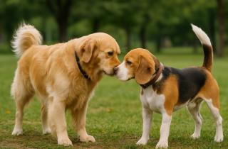 Правило трёх секунд помогает собаке безопасно знакомиться с другим псом