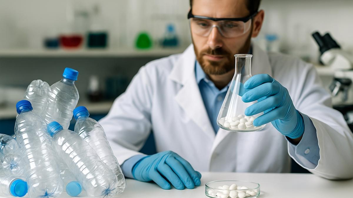 Учёный превращает пластик в лекарство