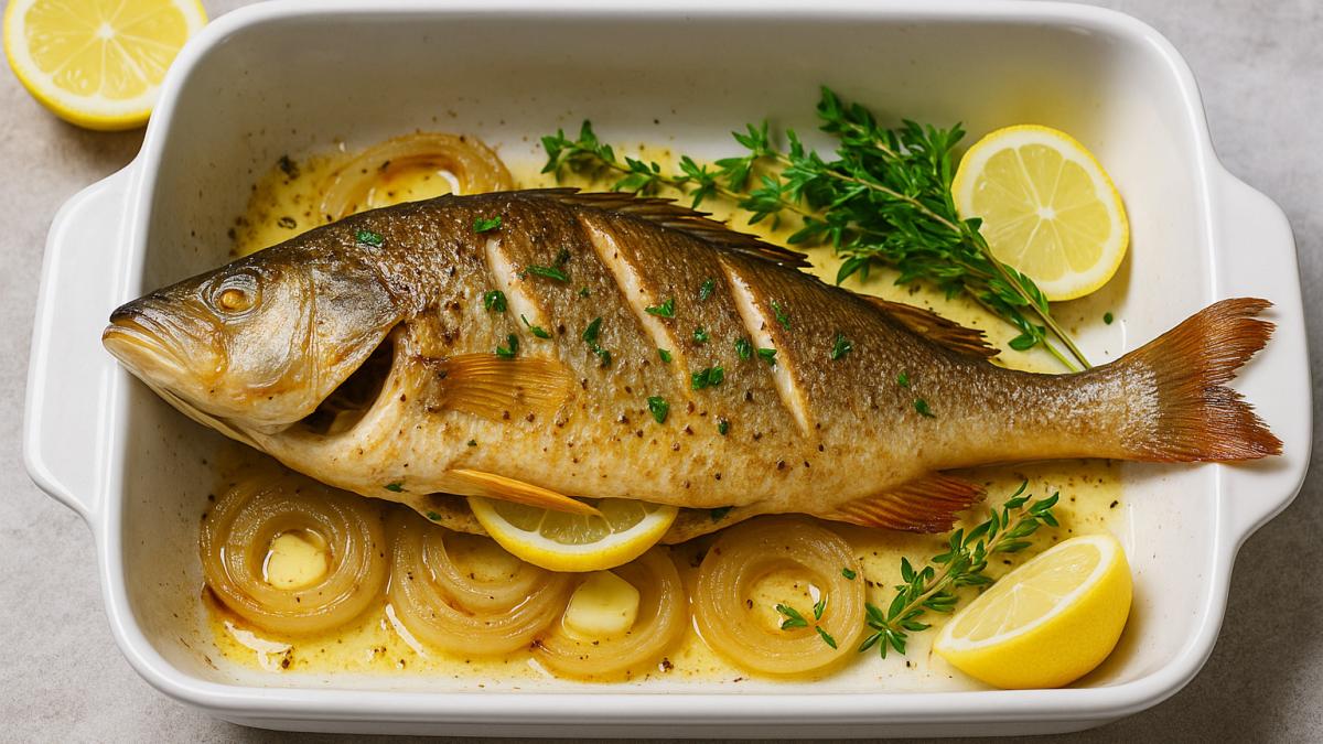 Запеченный берш