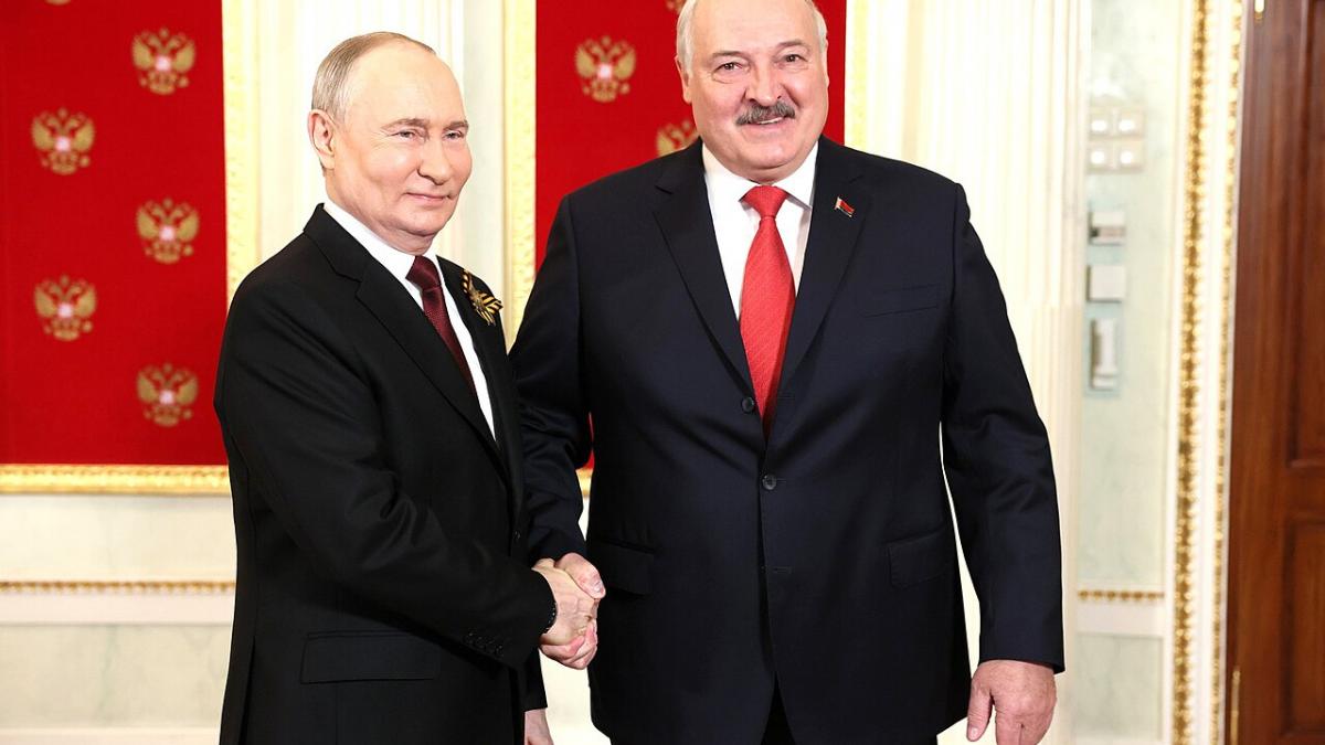 Владимир Путин и Александр Лукашенко