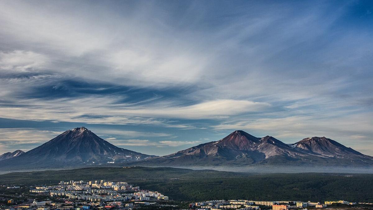 Горы рядом с Петропавловском-Камчатским