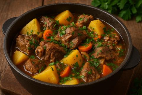 Приготовление тушёной баранины с овощами в казане увеличивает питательную ценность блюда