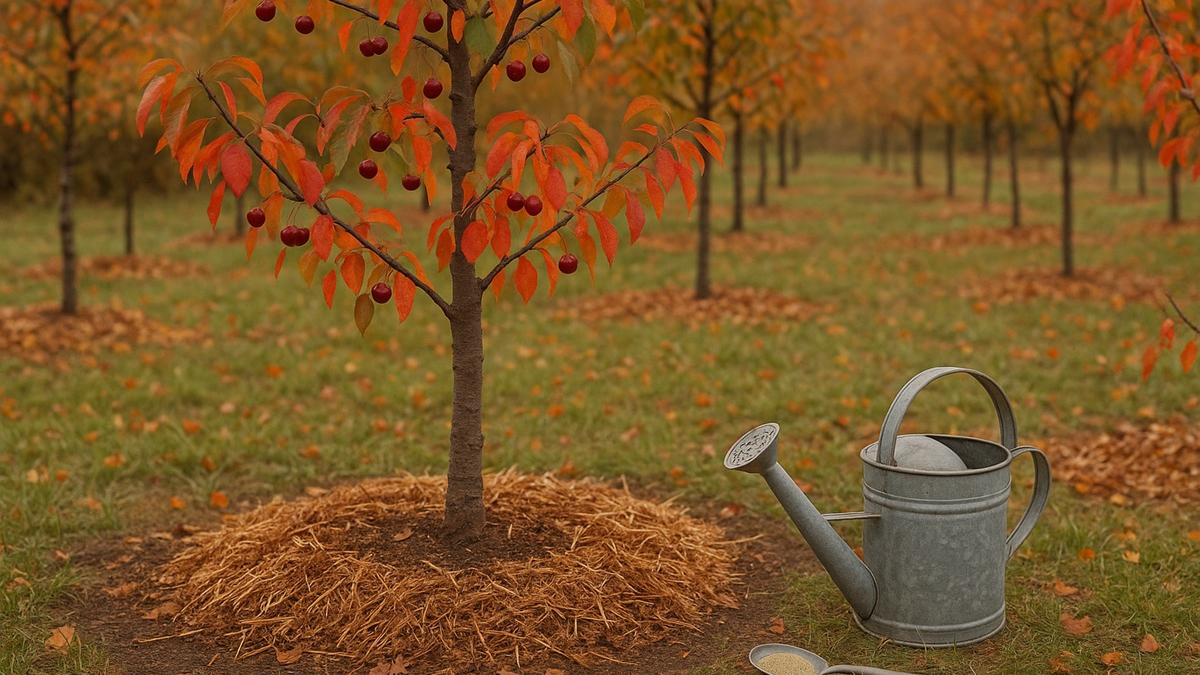 Осенний вишневый сад