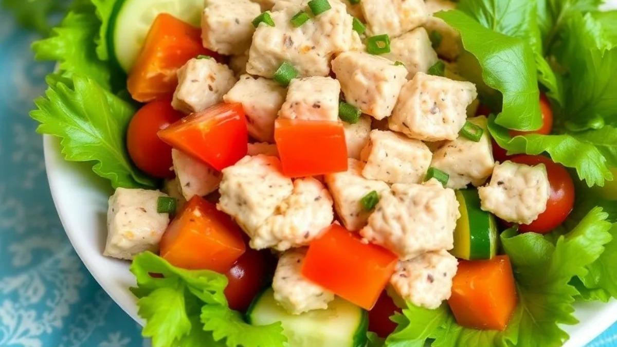 салат с тунцом