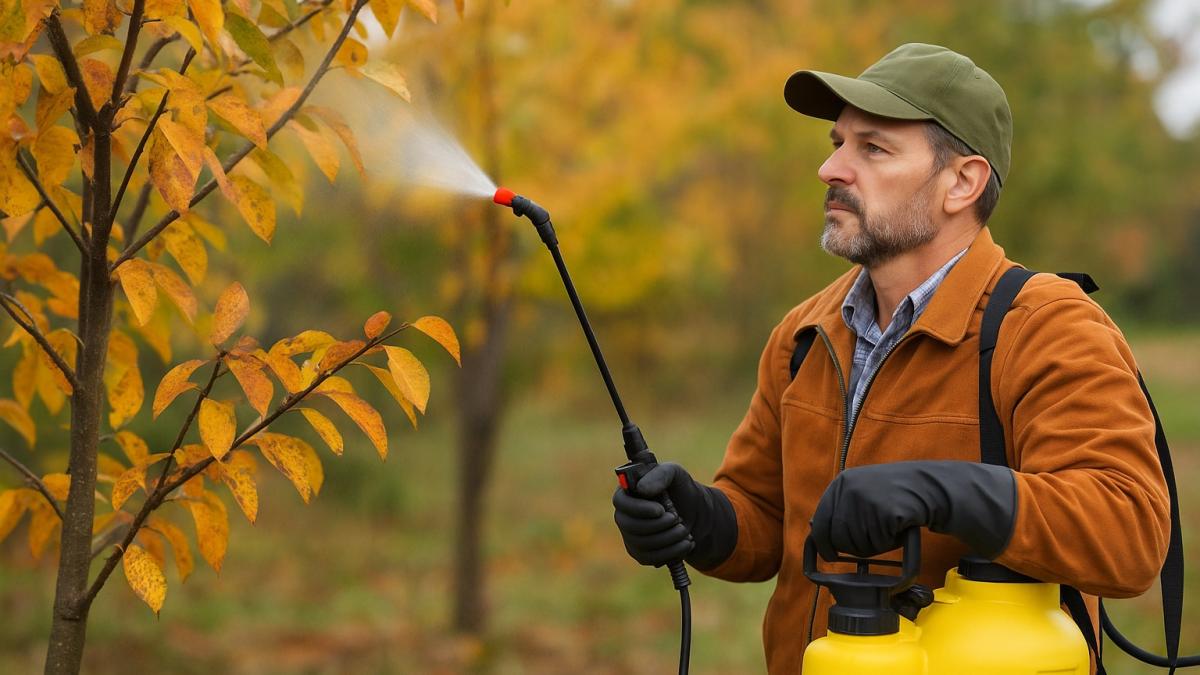 Осенняя обработка деревьев