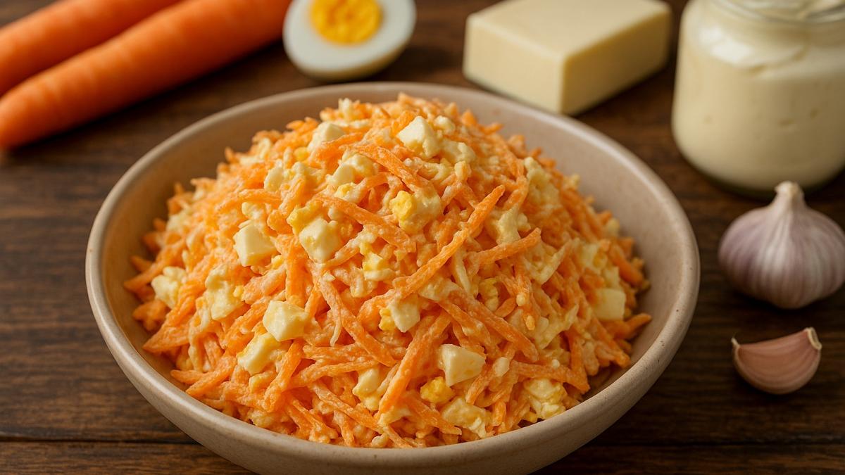 Салат из моркови и яиц