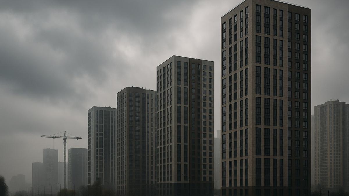 Новостройки в пасмурном городе