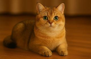 Британская короткошёрстная кошка склонна к сердечным заболеваниям после 7 лет