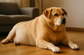 Лишний вес сокращает продолжительность жизни собаки