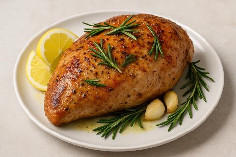 Индейка по-французски с картофелем и сыром запекается в духовке — повар