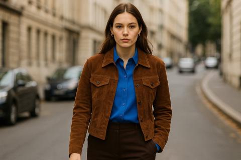 Prada и Bottega Veneta вывели на подиум контраст синего и коричневого — новый взгляд на классику