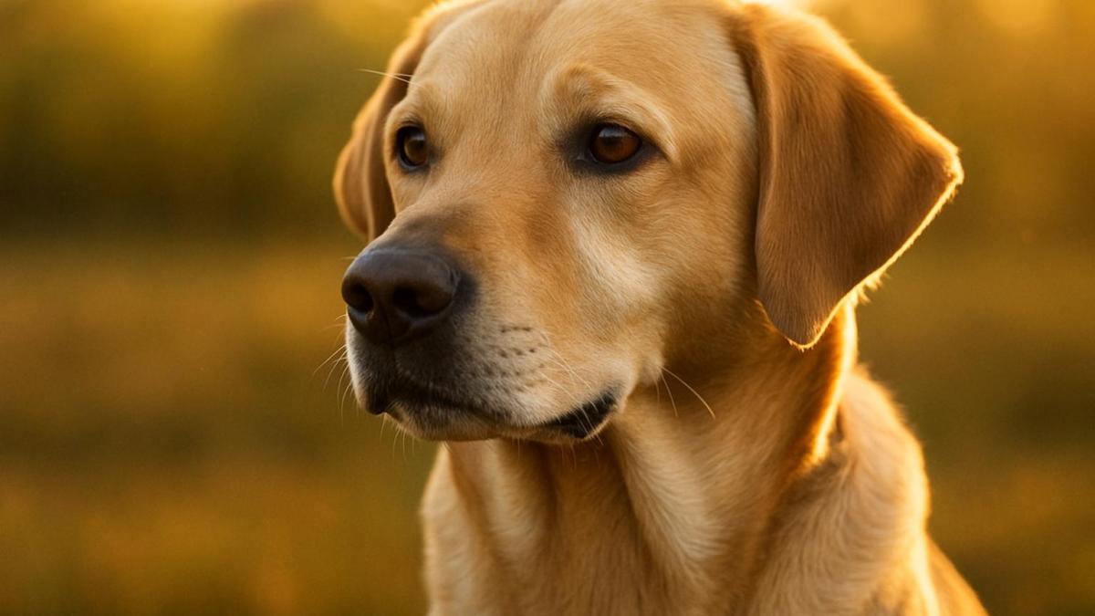 Верный пёс на закате