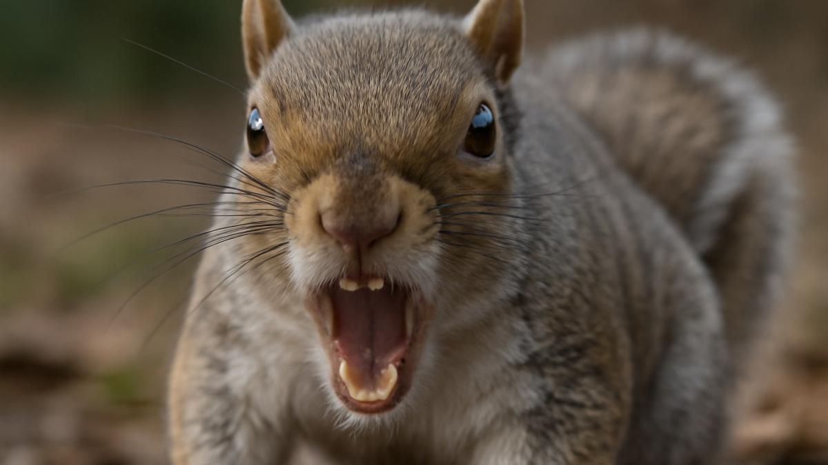 Агрессивная белка