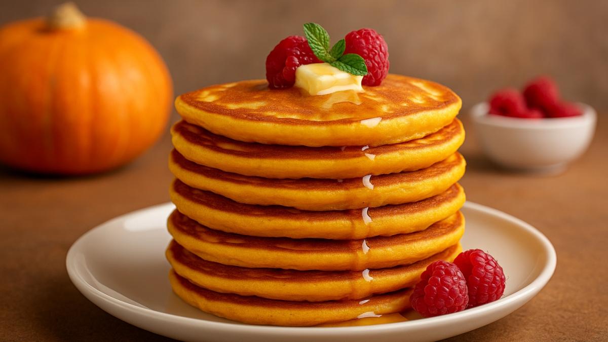 Тыквенные панкейки Тыквенные панкейки