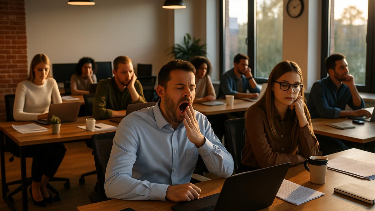 Офис в пятницу после обеда