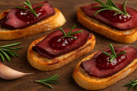 Багет и чиабатта являются оптимальной основой для брускетты — повар