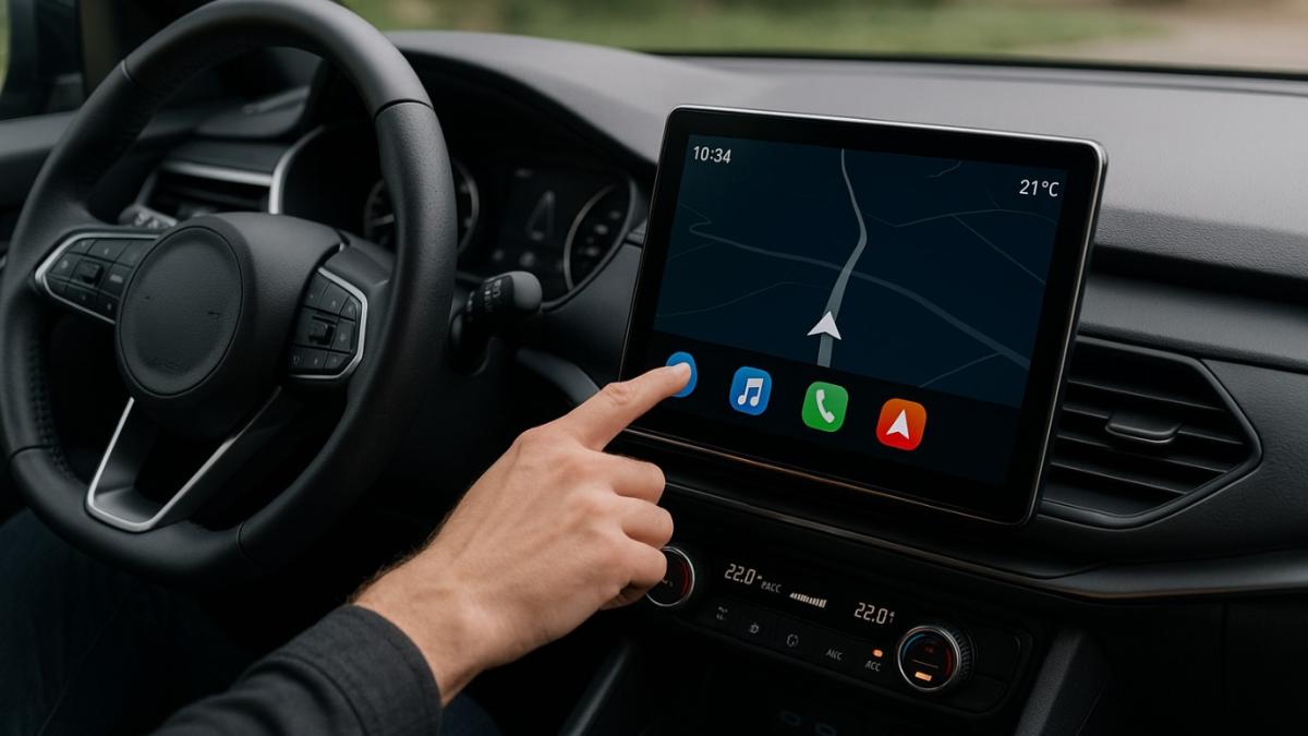 Сенсорный дисплей авто