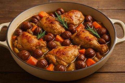 Жаркое в горшочках с грибами сохраняет сочность мяса
