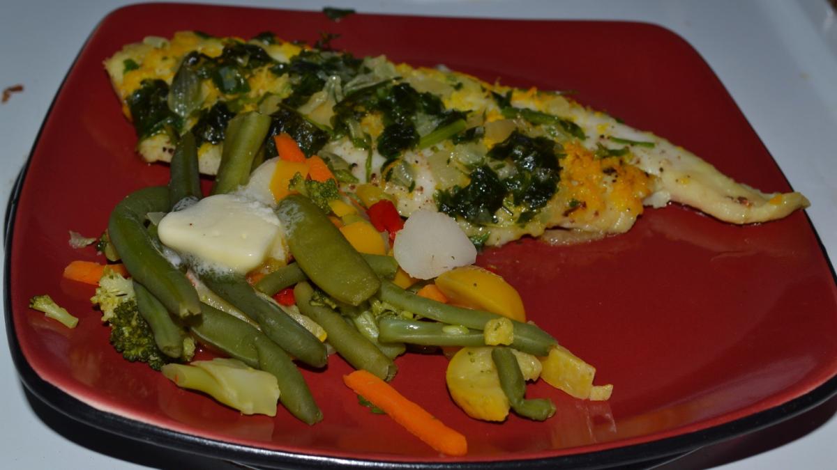Рыба с овощами на пару Рыба с овощами на пару