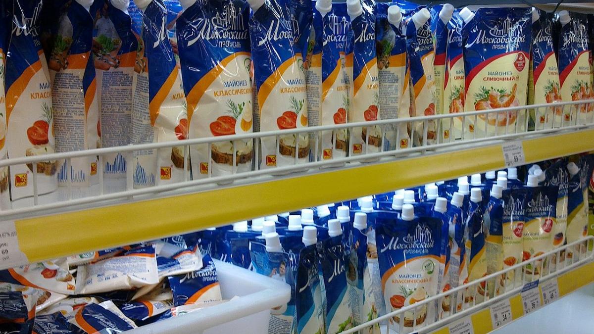 Майонез в магазине Майонез в магазине