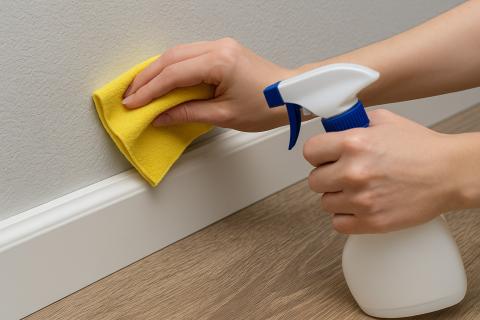 Универсальный домашний чистящий раствор готовят из уксуса, соды и лимонной кислоты