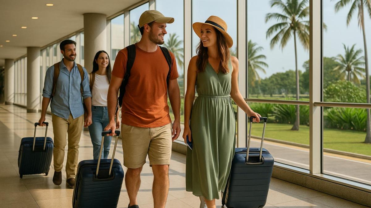 Туристы на Шри-Ланке