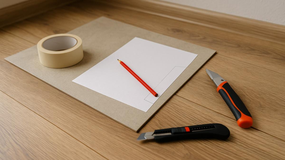 Разметка линолеума