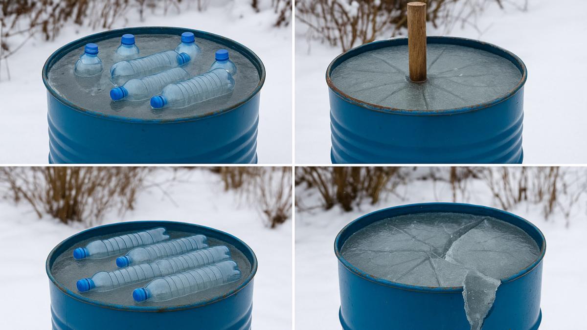 Защита бочки от льда