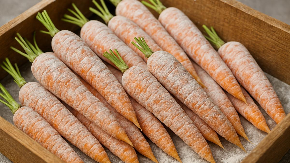 морковь присыпанная мелом