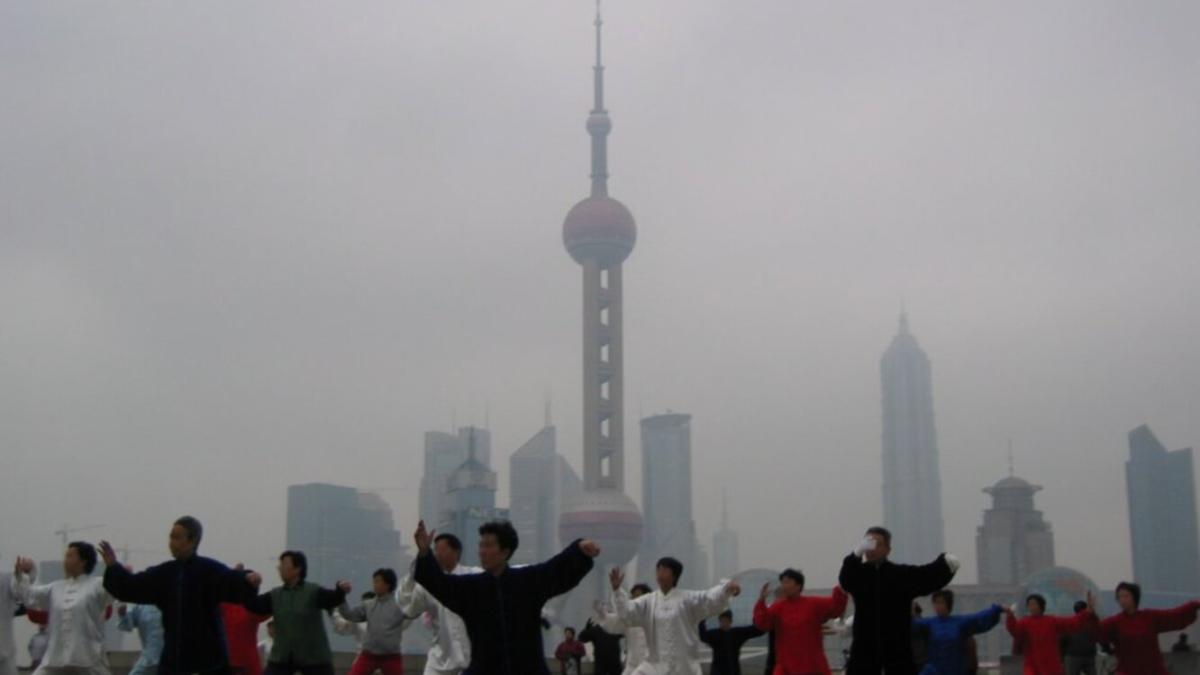 Тайцзи в Шанхае Тайцзи в Шанхае