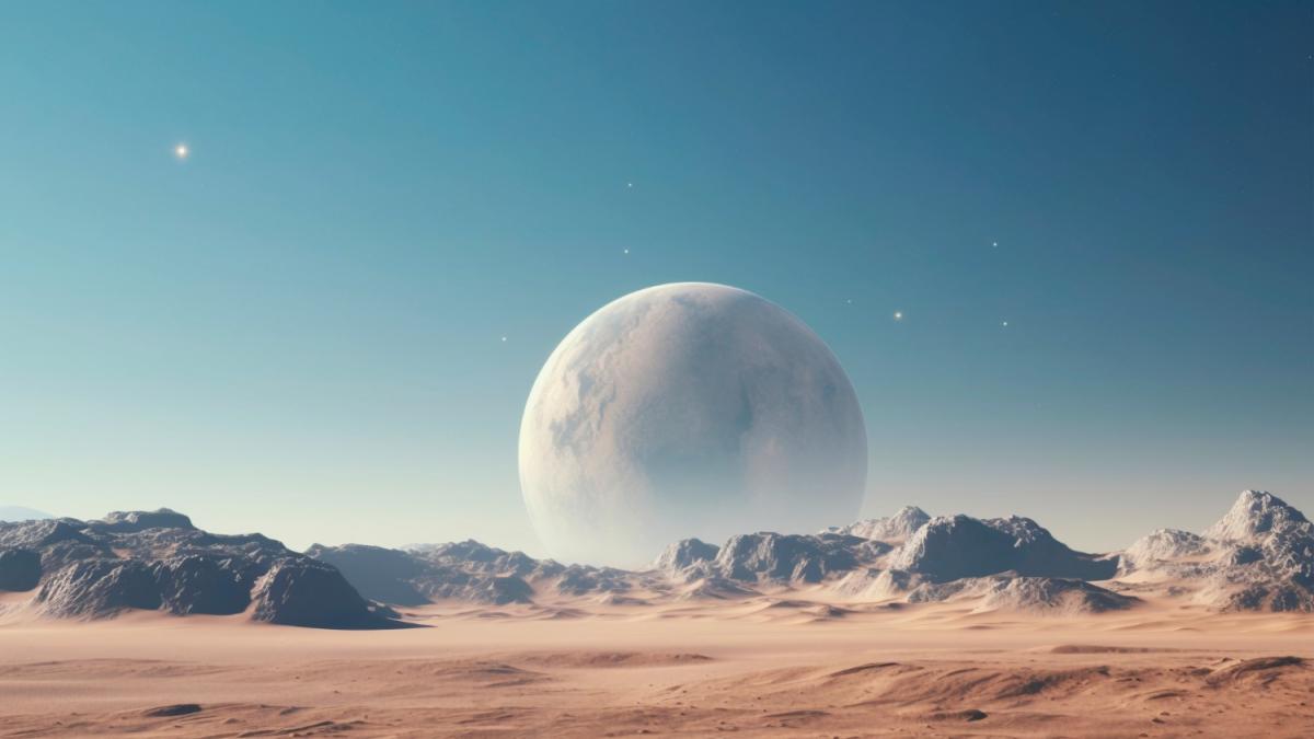 Планета в космосе